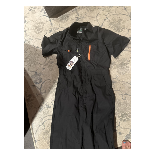 Mens Short Sleeve Coveralls Work Mechanics Jumpsuit Summer Overall Work Suit Breathable Crawl Suit Coverall - Image 6