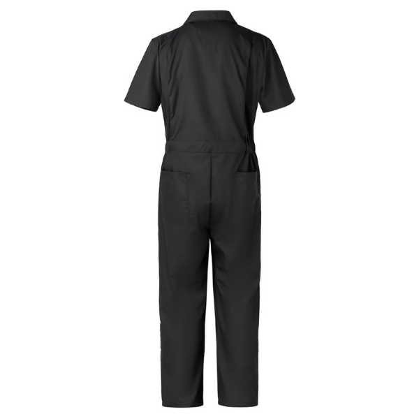 Mens Short Sleeve Coveralls Work Mechanics Jumpsuit Summer Overall Work Suit Breathable Crawl Suit Coverall - Image 3