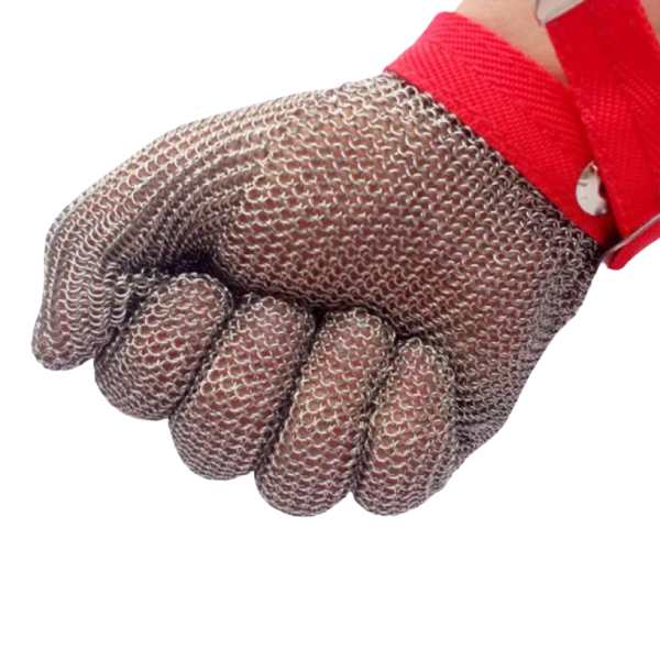 Stainless Steel Wire Mesh Chainmail Gloves - Image 3