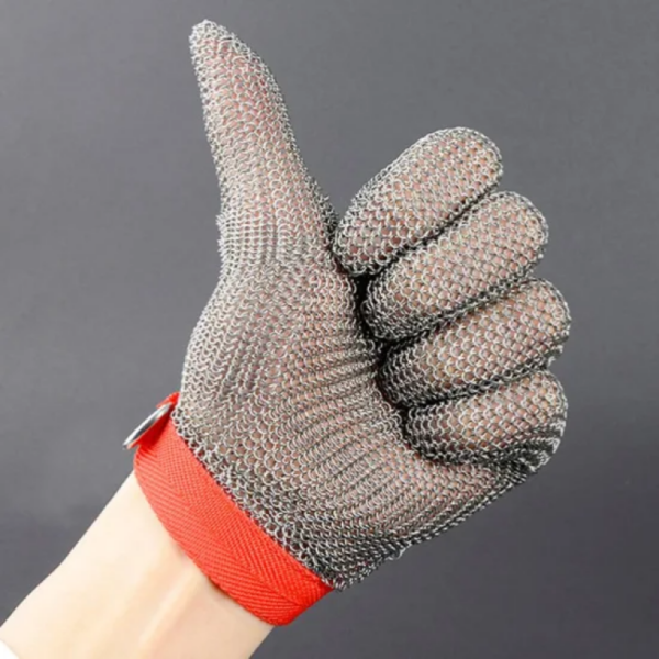 Stainless Steel Wire Mesh Chainmail Gloves - Image 5