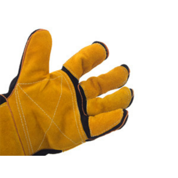 TOPDC Welding Gloves 16 Inches 932℉ Fire/Heat Resistant Leather Welding Gloves For Mig, Tig, Stick, Forge, BBQ, Grill, Fireplace, Wood Stove, Furnace, Oven, Animal Handling for Safe, Loving Pet Care - Image 2