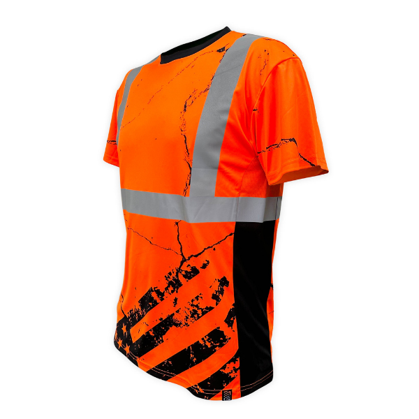 SS360º Daybreak - Orange - Class 2 - Type-R - Reflective Safety Tee - Image 4