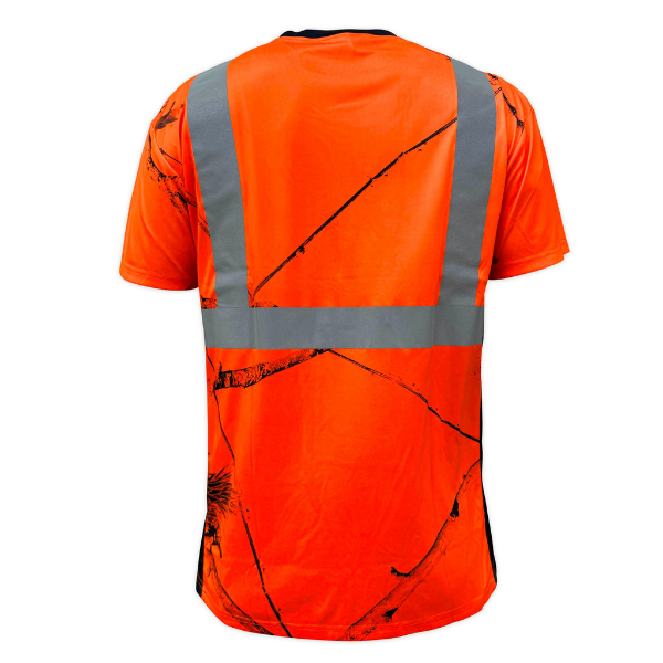 SS360º Daybreak - Orange - Class 2 - Type-R - Reflective Safety Tee - Image 2