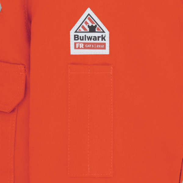 Men's Heavyweight FR Insulated Deluxe Parka with 2" Reflective Striping - Image 4