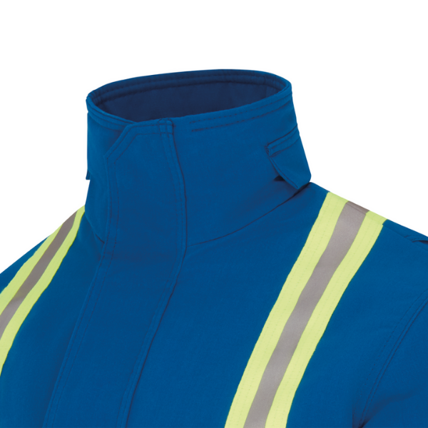 Men's Heavyweight Nomex FR Insulated Deluxe Parka with Reflective Trim - Image 3