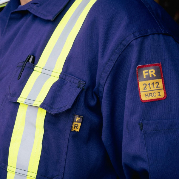 Flame Resistant FR High Visibility Hi Vis Coverall - Image 4