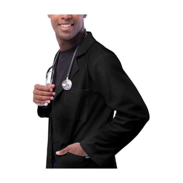 Adar 39 Inch Unisex Inner Pocket Lab Coat - Image 2