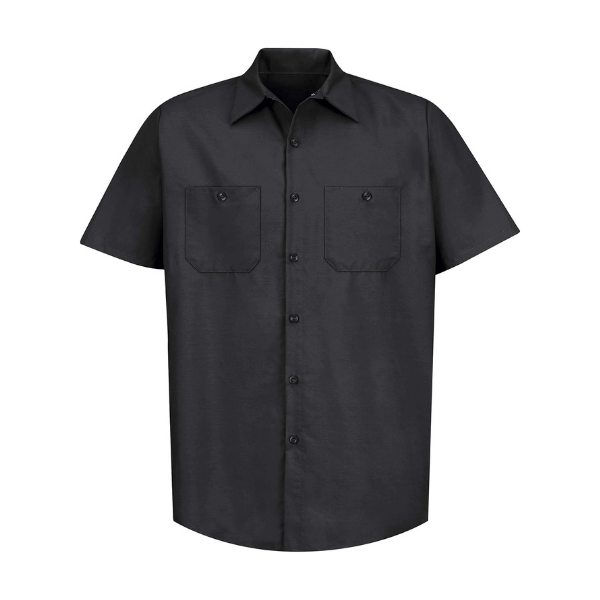 Red Kap Men's Industrial Work Shirt, Regular Fit, Short Sleeve - Image 2