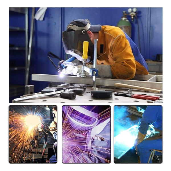 Leather Welding Apron with Sleeve,Heavy Duty Welding Jacket,Heat Flame Resistant Weld Coat for Men Women - Image 2